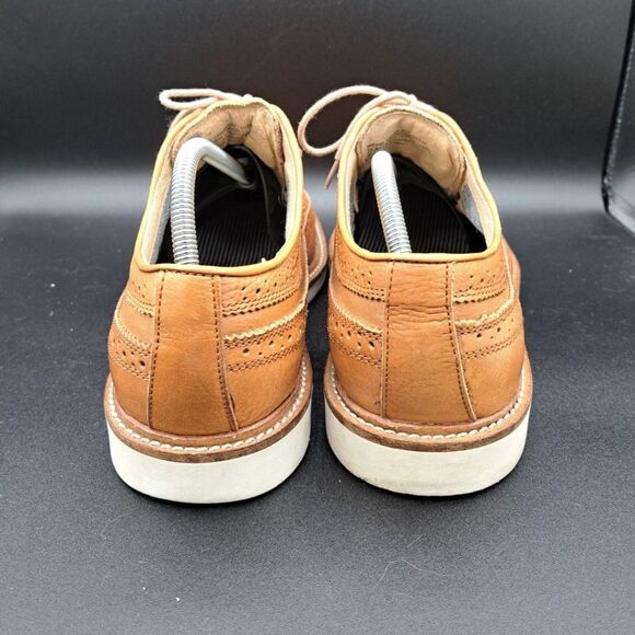 Florsheim Fuel Wingtip Oxford Cognac #15090-257 Lace Up Leather Shoes Men 10.5M - Picture 5 of 16